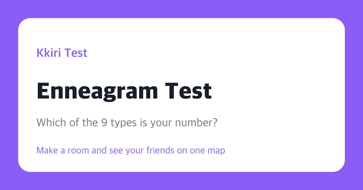 Enneagram Test