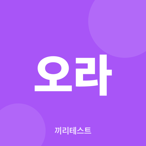 오라 색 테스트